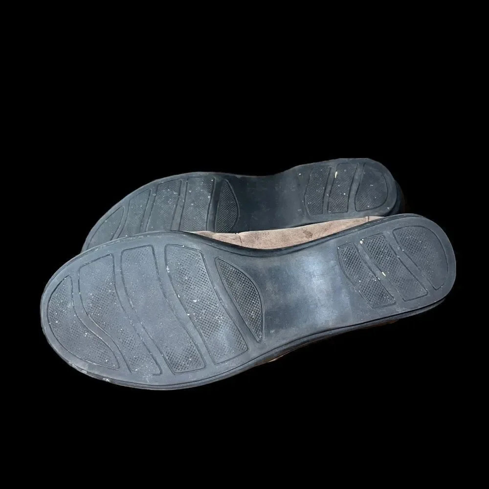 Laura Lansdale brown leather comfort‎ Bailey flat women’s size 9M